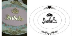 Laser Cut Decorative Plate Children’s Bedroom