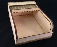 Laser Cut Roll Top Box