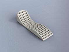 Chaise Longue 19mm Flat dxf File