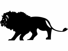 Fichier dxf лев (Lion)