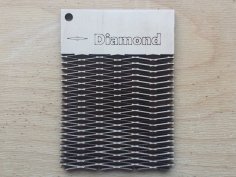레이저 컷을 위한 다이아몬드 패턴 리빙 힌지 템플릿
