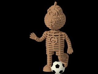 Mascote Final Dxf 4 Flat dxf File