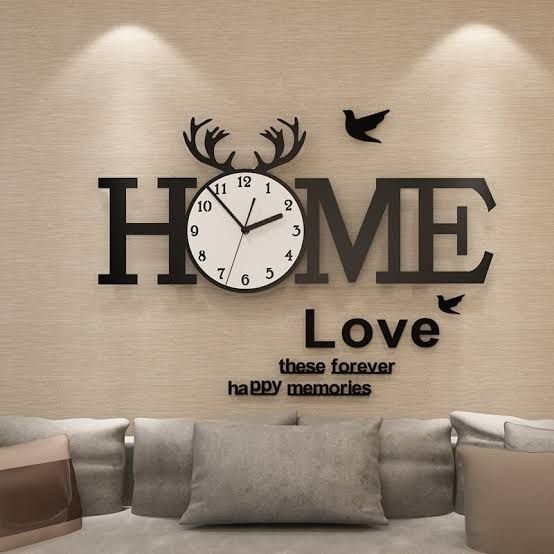 Laser Cut Home Wall Clock