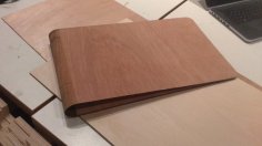 Laser Cut Wooden A3 Presentation Folder