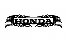 Arquivo dxf Honda Skulls