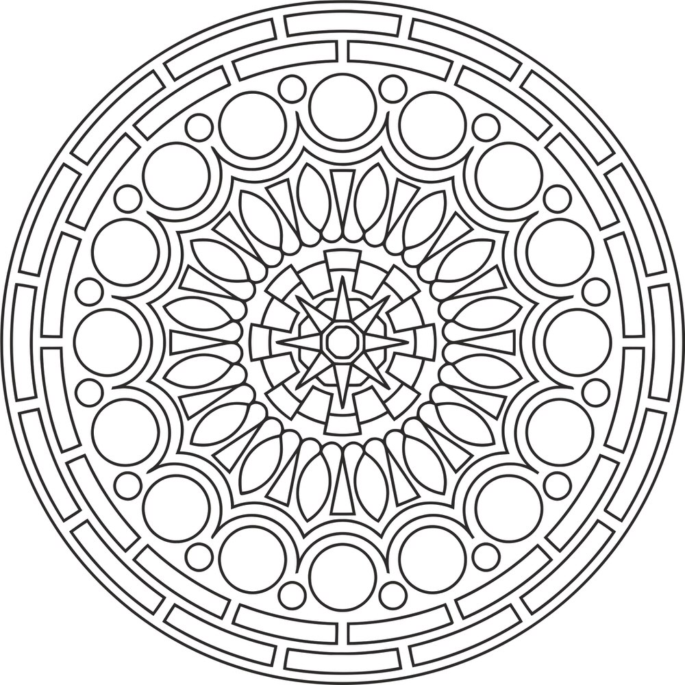 Download Mandala Des Round Free Vector cdr Download - 3axis.co