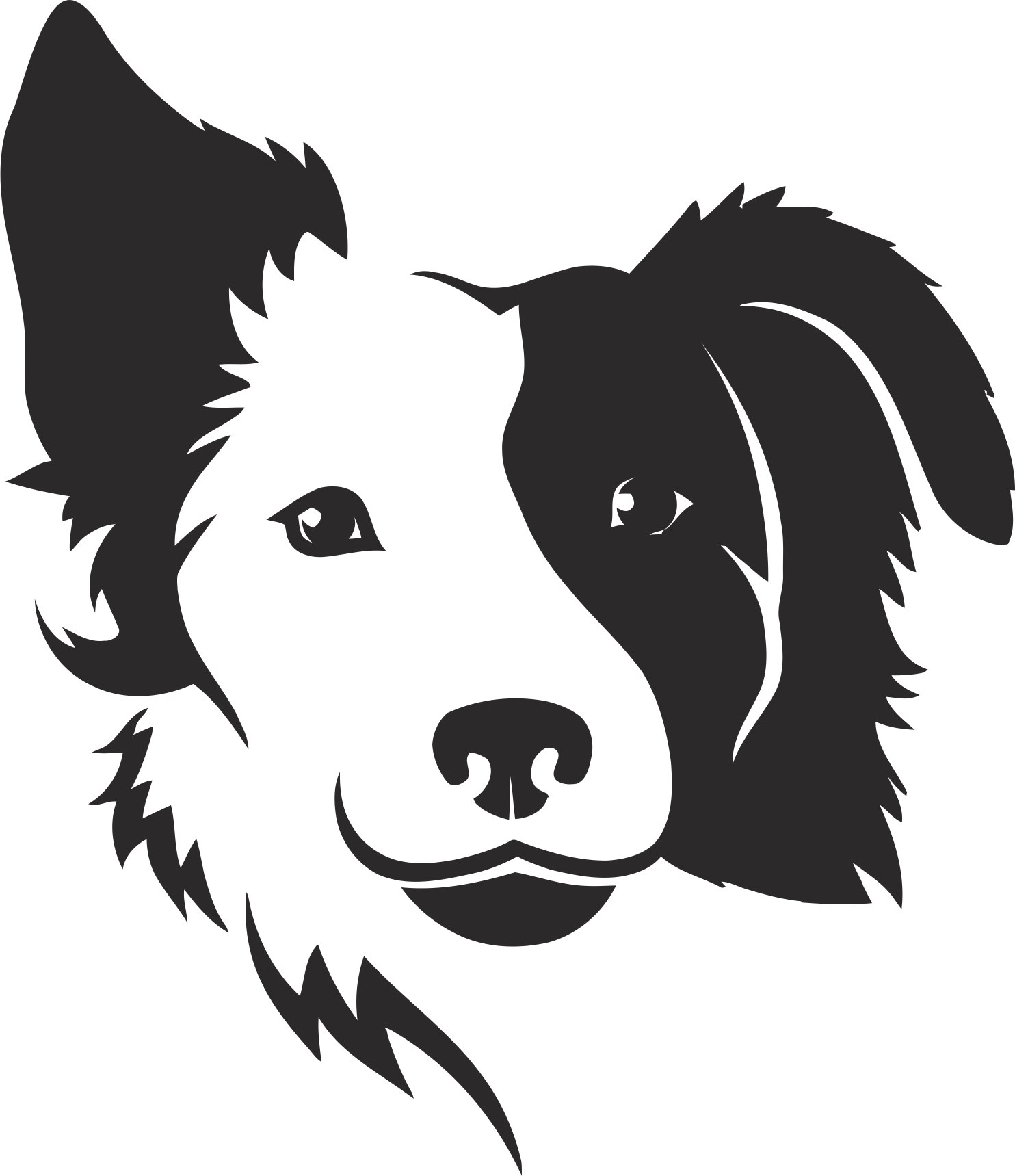 Dog Silhouette Free Vector cdr Download - 3axis.co