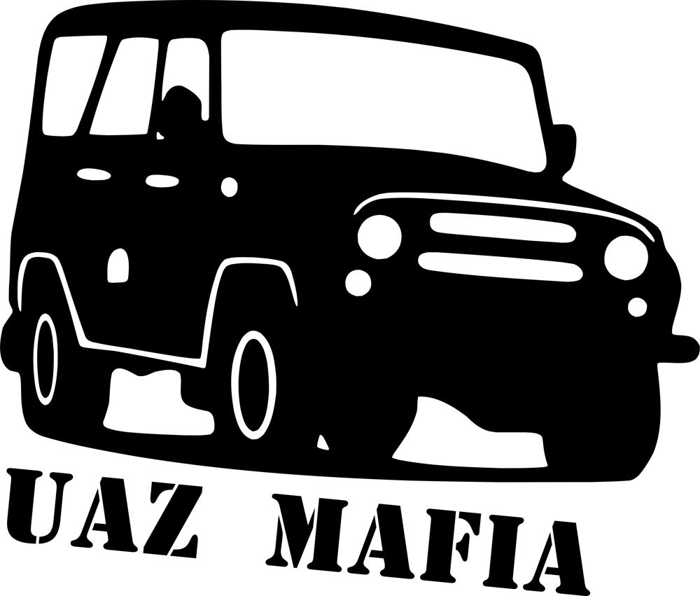 UAZ Mafia Aufkleber Vektor