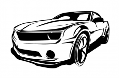 Desenho vetorial de carro