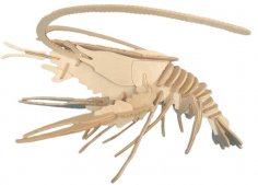 Quebra-cabeça 3D de lagosta