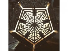 Dodecahedron Lamp 6mm Free Vector