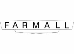 Эмблема Farmall в формате dxf