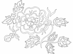 Flower 2 dxf File