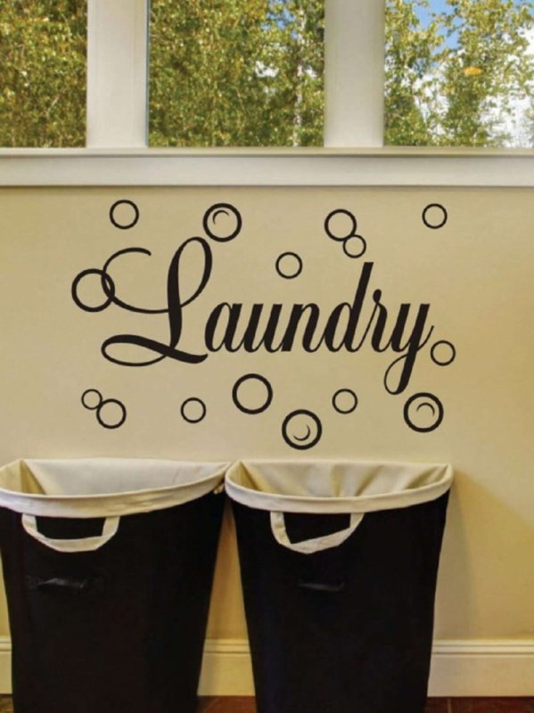 Laser Cut Laundry Room Wall Decor