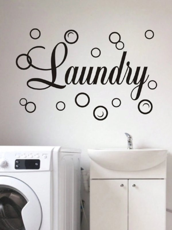 Laser Cut Laundry Room Wall Decor
