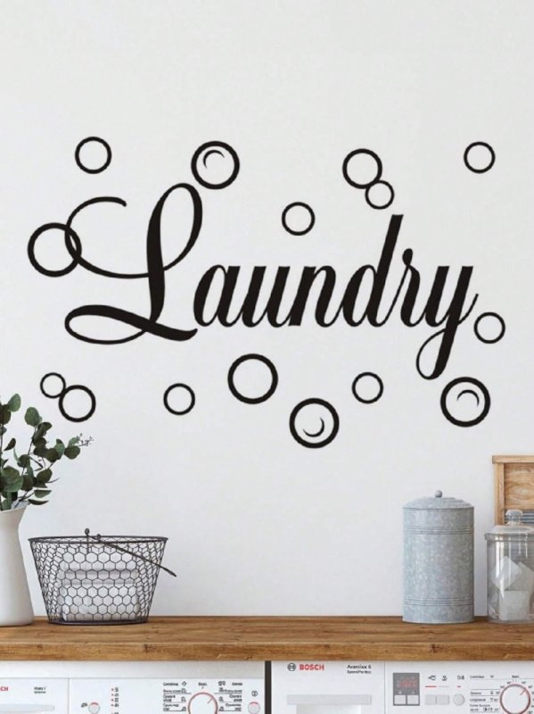 Laser Cut Laundry Room Wall Decor