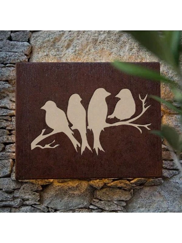 Laser Cut Bird Painting Template Stencil Wall Painting Furniture DIY Art Creation
