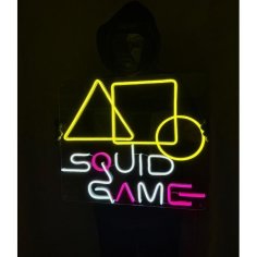 Laser Cut Squid Game Neon Sign