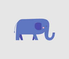 Elefante archivo dxf
