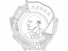 Archivo dxf de Lenin
