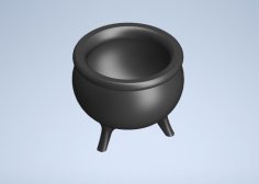 Tiny Cauldron Prop For Tabletop/boardgame 3D Printer Model