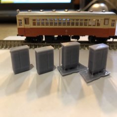 N Scale Train – Railway Signal Control Cabinet (1:160) 3D Printer Model