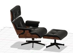 Eames Lounge Chair 3D Printer Model