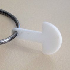 Removable Shopping Trolley Token For Australia 3D Printer Model