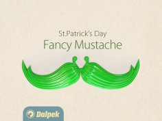 Fancy Mustache For St. Patrick’s Day 3D Printer Model