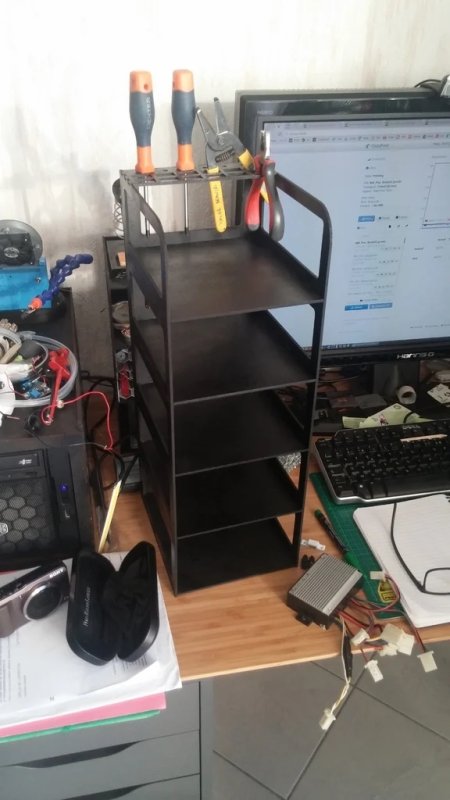 Laser Cut Customizable Maker Desk Shelves OpenSCAD Script