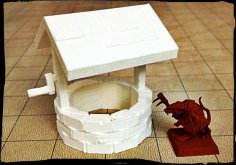 Stone Well – Miniature Terrain 3D Printer Model