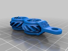 Fidget Gears V2 Keychain Print In Place 3D Printer Model