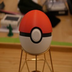 Snap-Fit PokeBall 3D Printer Model