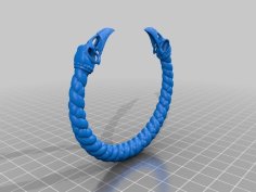 Raven Bracelet 3D Printer Model