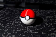 Simple Pokeball 3D Printer Model