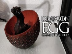 Drogon Egg ( Game Of Thrones ) 3D Printer Model