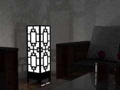 Laser Cut Lamp Wall Corner