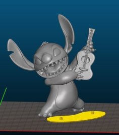 Lilo & Stitch With Ukulele 3D Printer Model