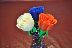 Rose With Stem 3D Printer Model