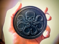 Hydra Medallion From The Captain America Movie 3D Printer Model