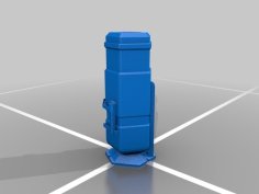 Sci-fi Chemical Plant – Chemical Processing Tank 3D Printer Model