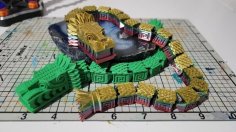 Articulated Quetzalcoatl (updated) 3D Printer Model