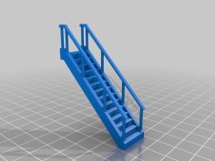 OO Gauge Stairs 3D Printer Model