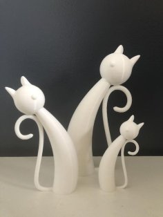 Decorative Cat 3D Printer Model