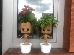 Yet Another Baby Groot Planter 3D Printer Model