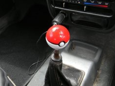 Pokemon Pokeball Gear Shifter Knob 3D Printer Model