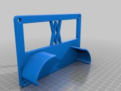 Tool Holder For Axe 72cm 077 I ENFORCE I For Screws Of Peg Board 3D Printer Model