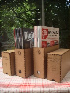 Laser Cut Boxes for Magazines