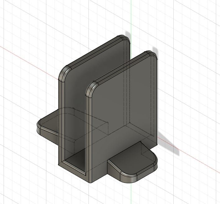 Simple Vertical Laptop Stand
 3D Printer Model