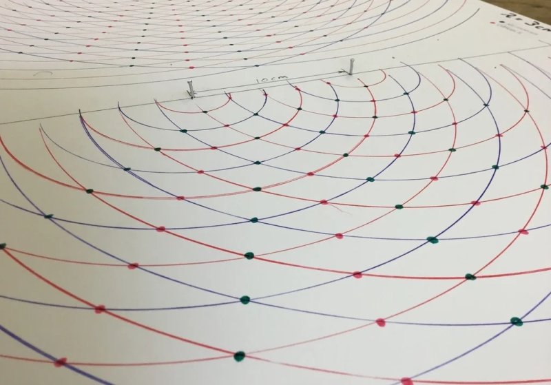 Laser Cut Huygens’ Ruler